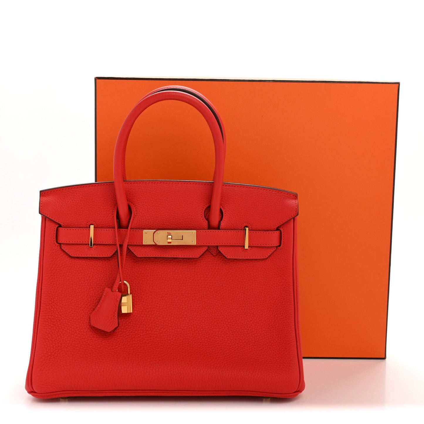 Togo Birkin 30 Rouge Tomate