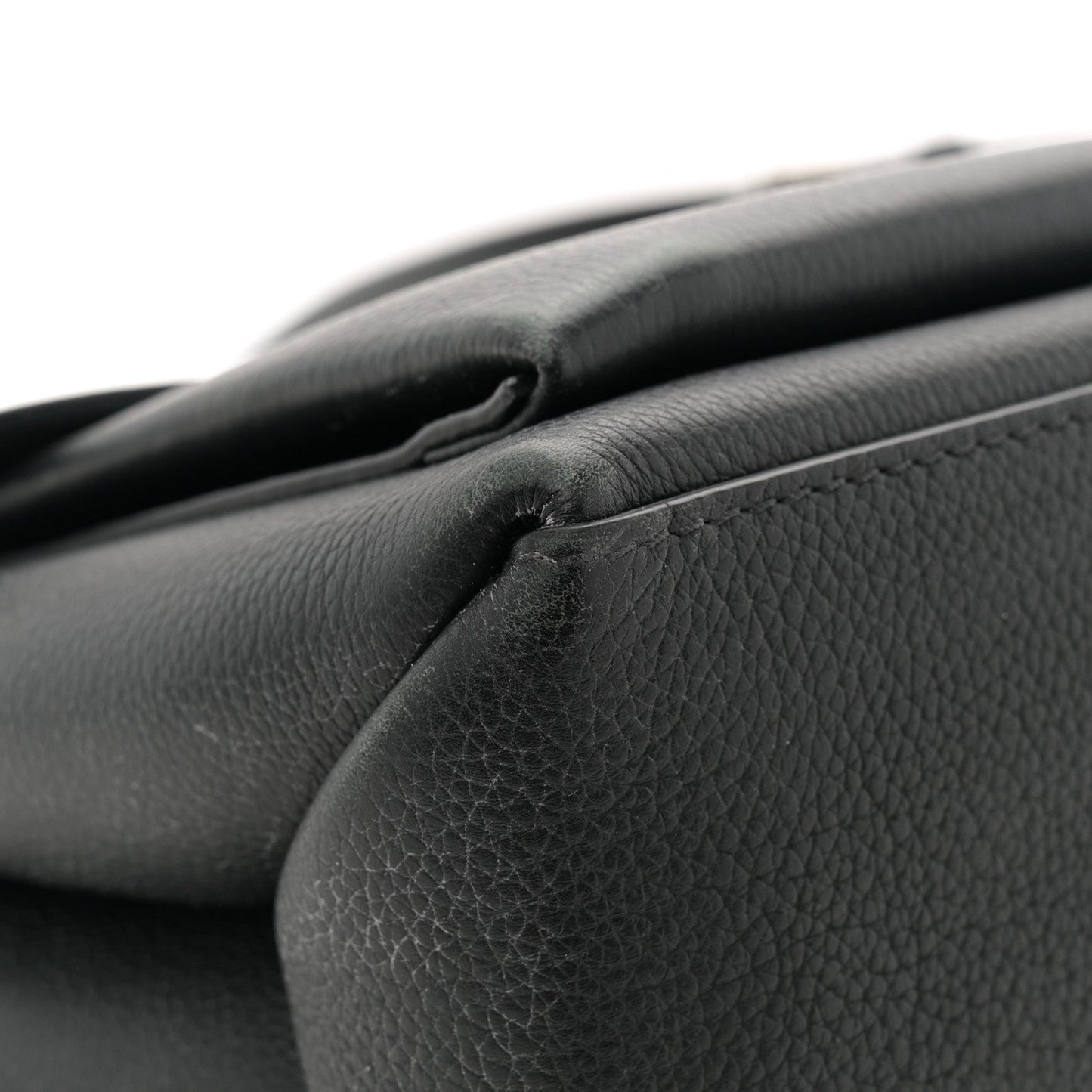 Soft Calfskin My Lockme Top Handle Black