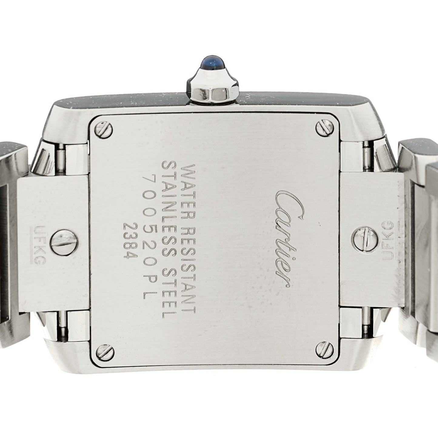 Stainless Steel 20mm Tank Francaise Quartz Watch