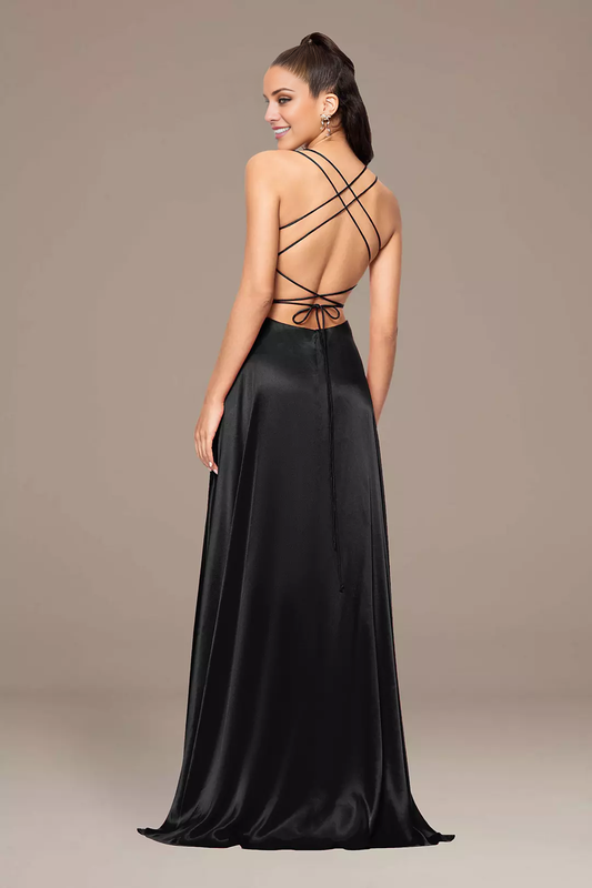 A-Line Dress with Appliqued Bodice