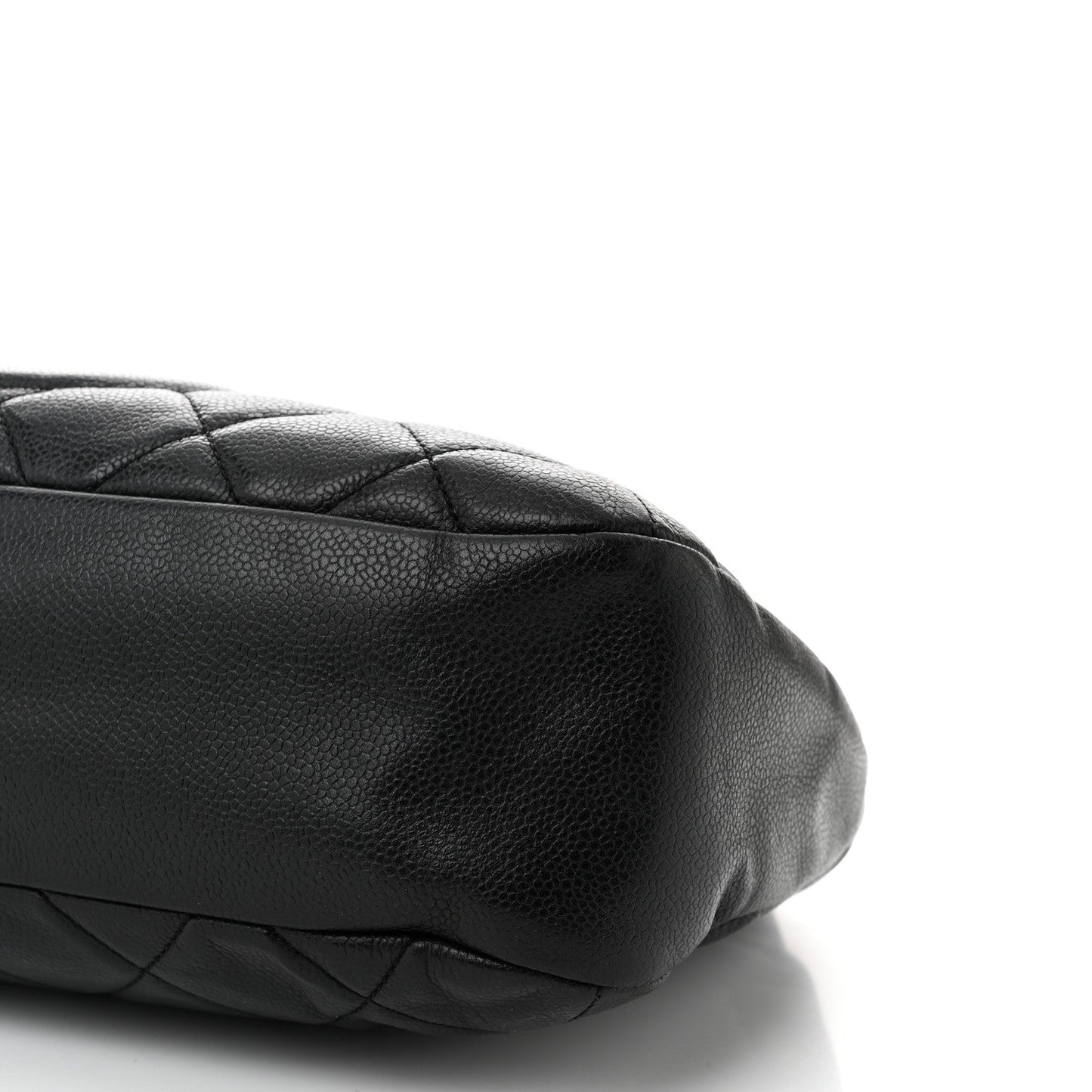 Caviar Quilted Timeless CC Soft Tote Black