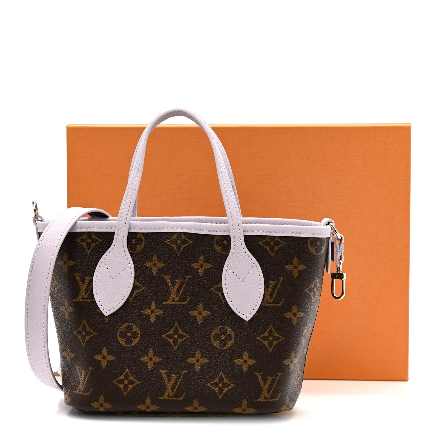 Monogram Neverfull Inside Out Bandouliere BB Misty Lilac
