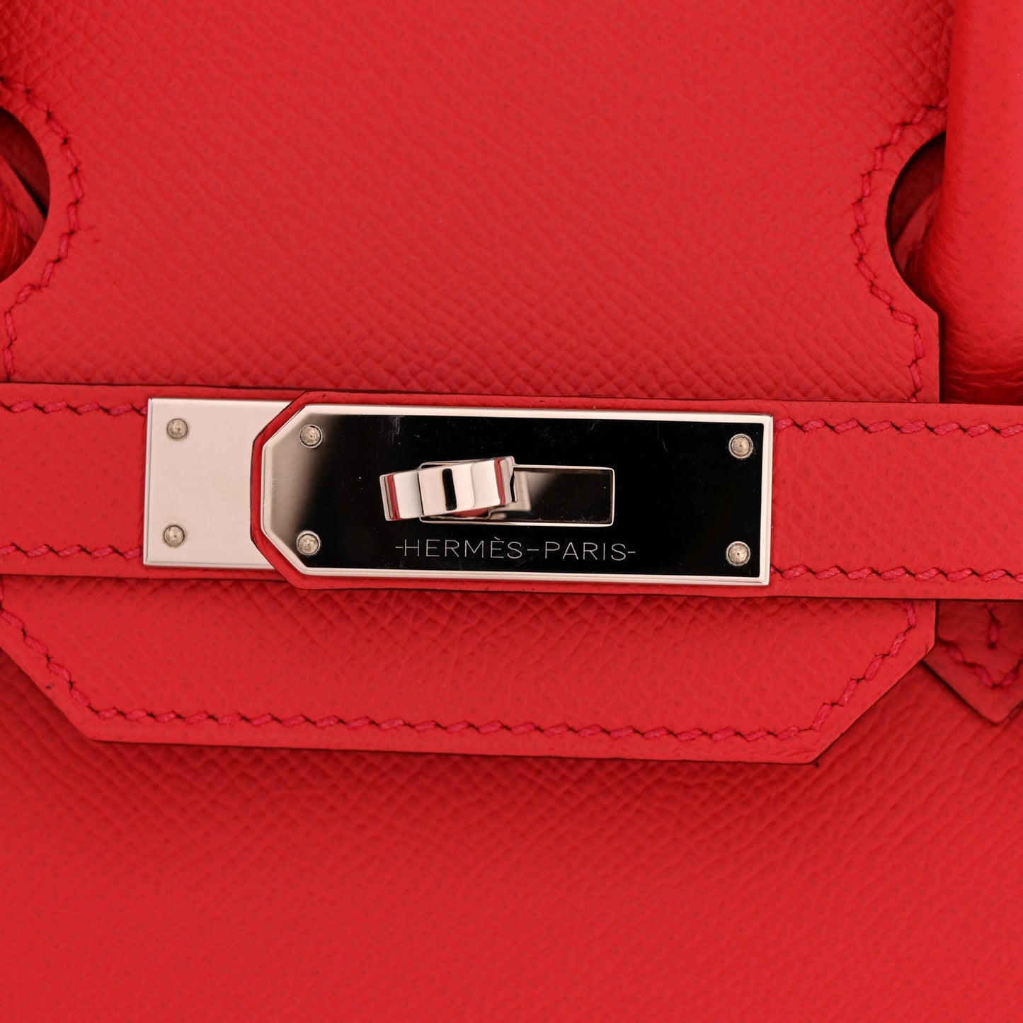Epsom Birkin 30 Rouge Casaque
