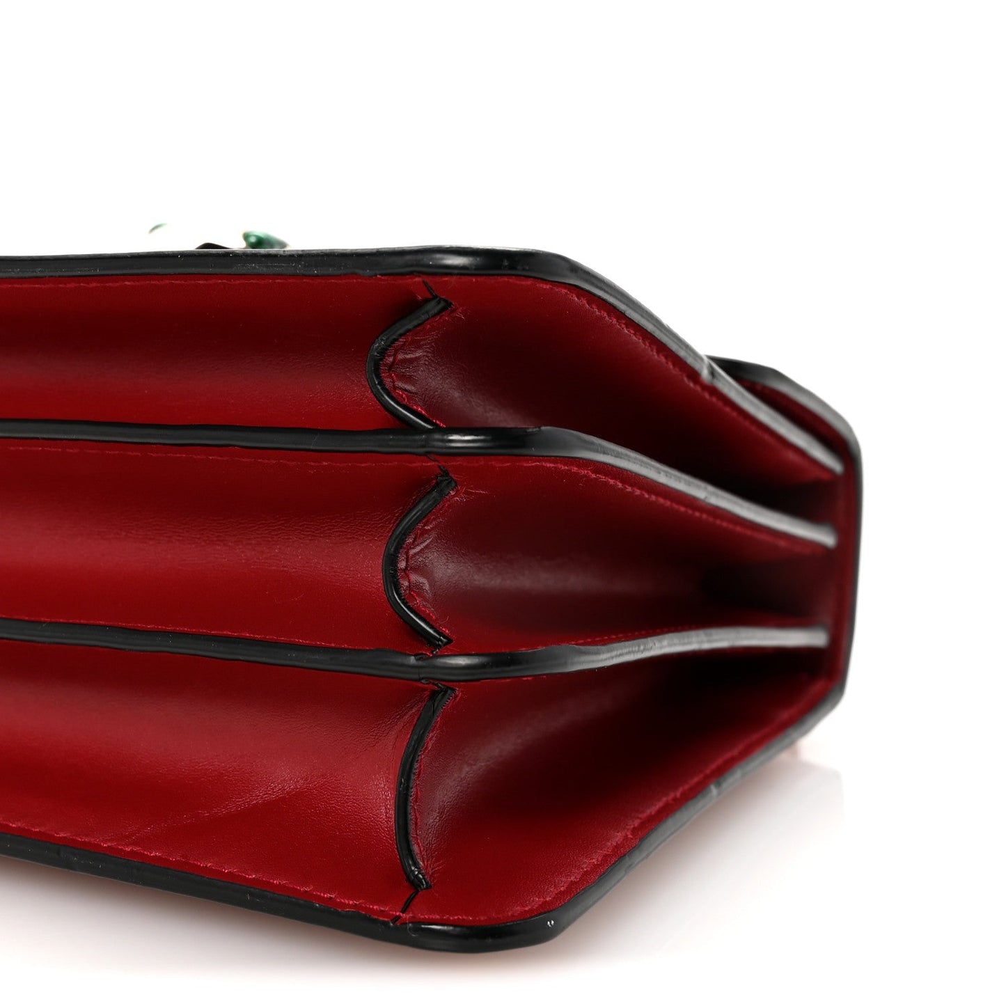 Calfskin Serpenti Forever Top Handle Red