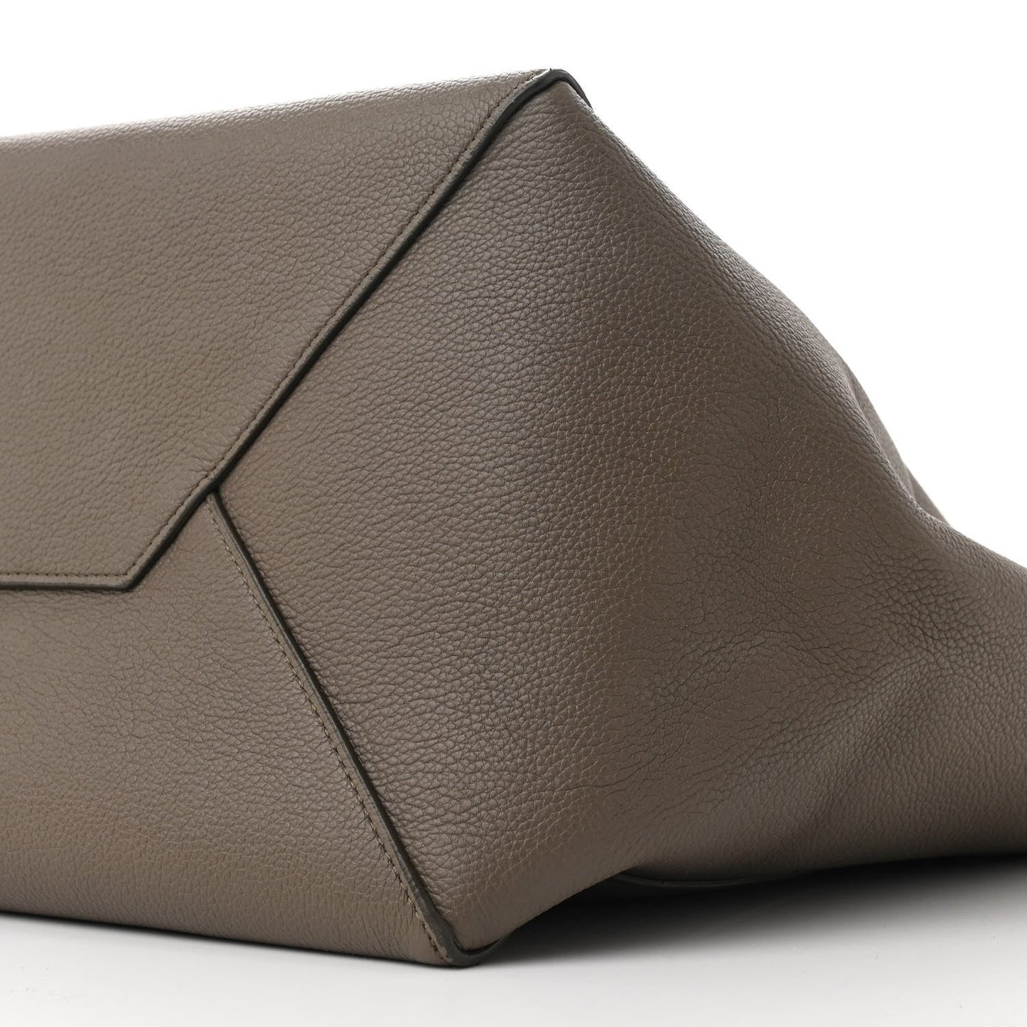 Soft Grained Calfskin Small Belt Cabas Phantom Grey