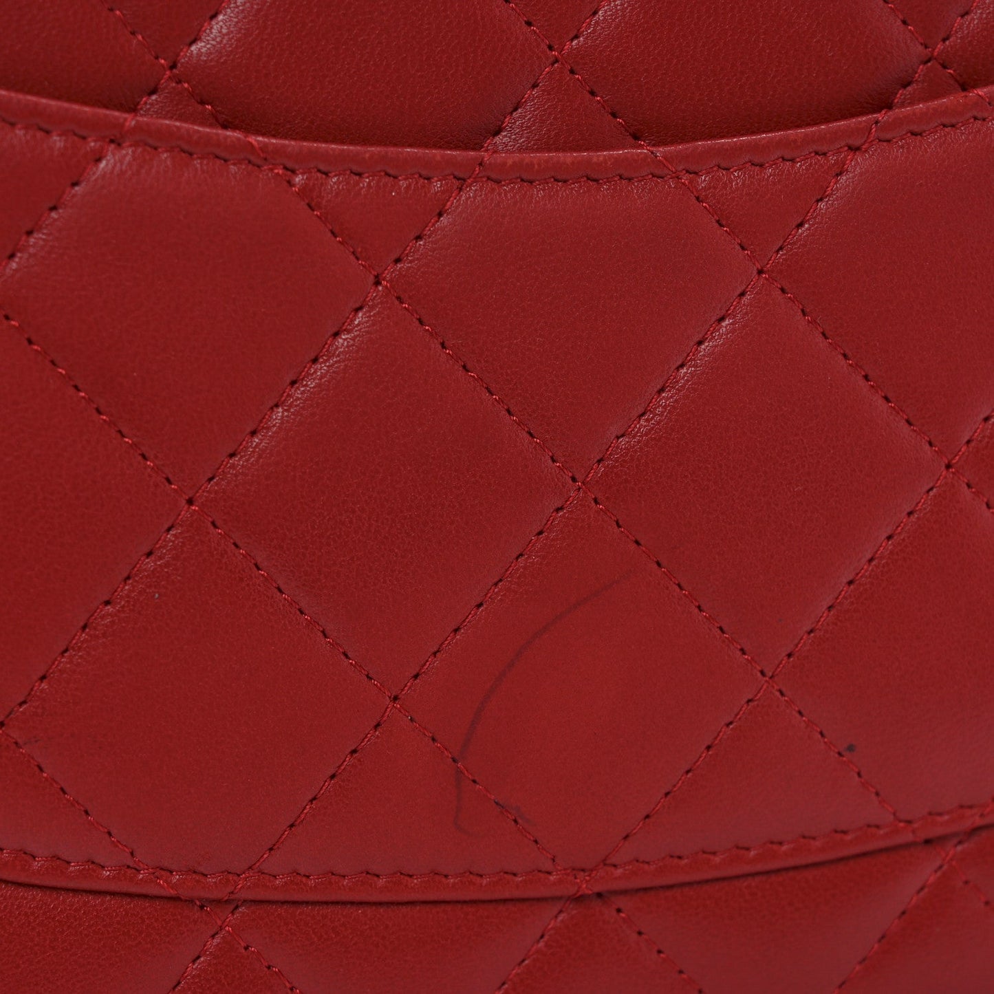 Lambskin Quilted Wallet On Chain WOC Red Pink