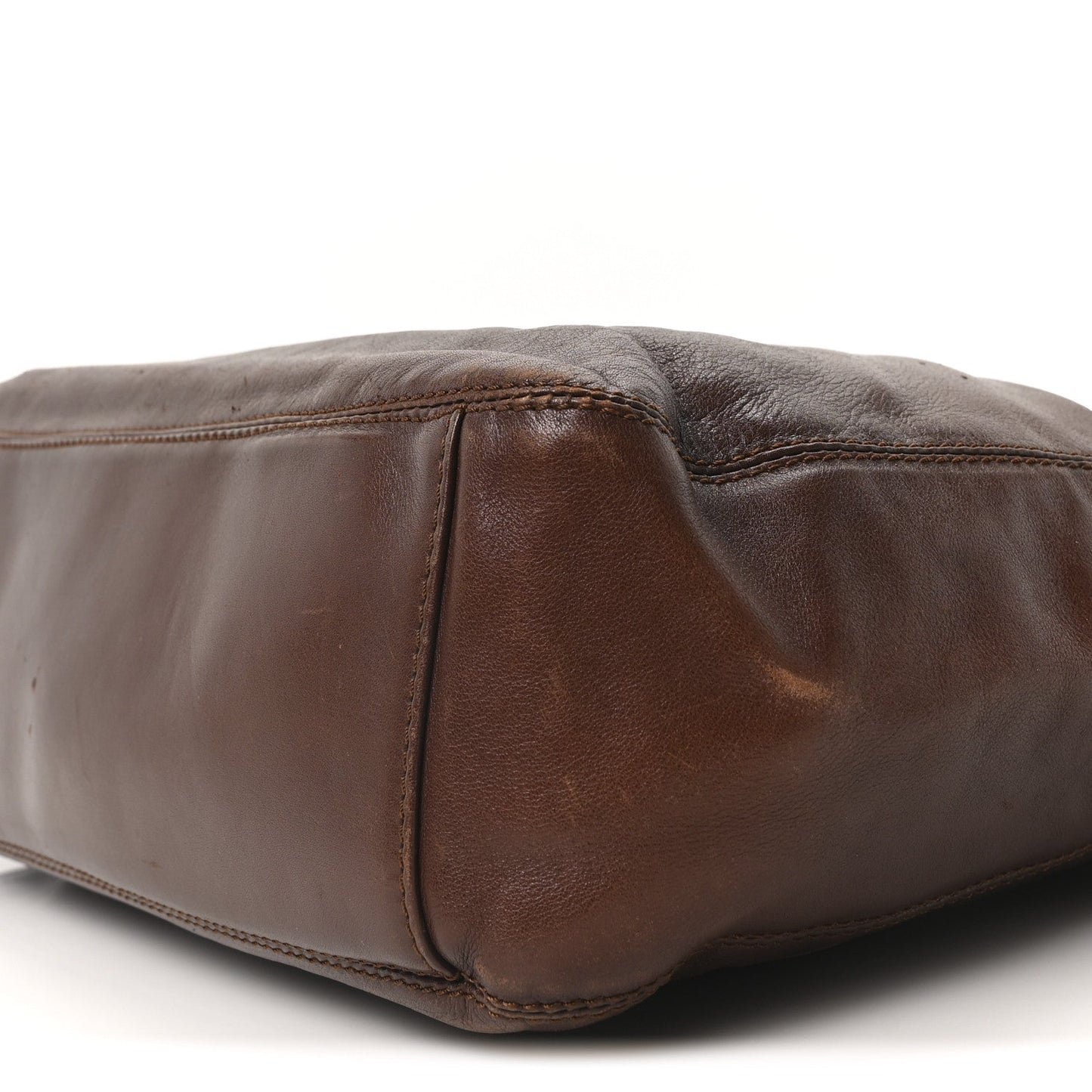 Lambskin CC Tassel Shoulder Bag Brown