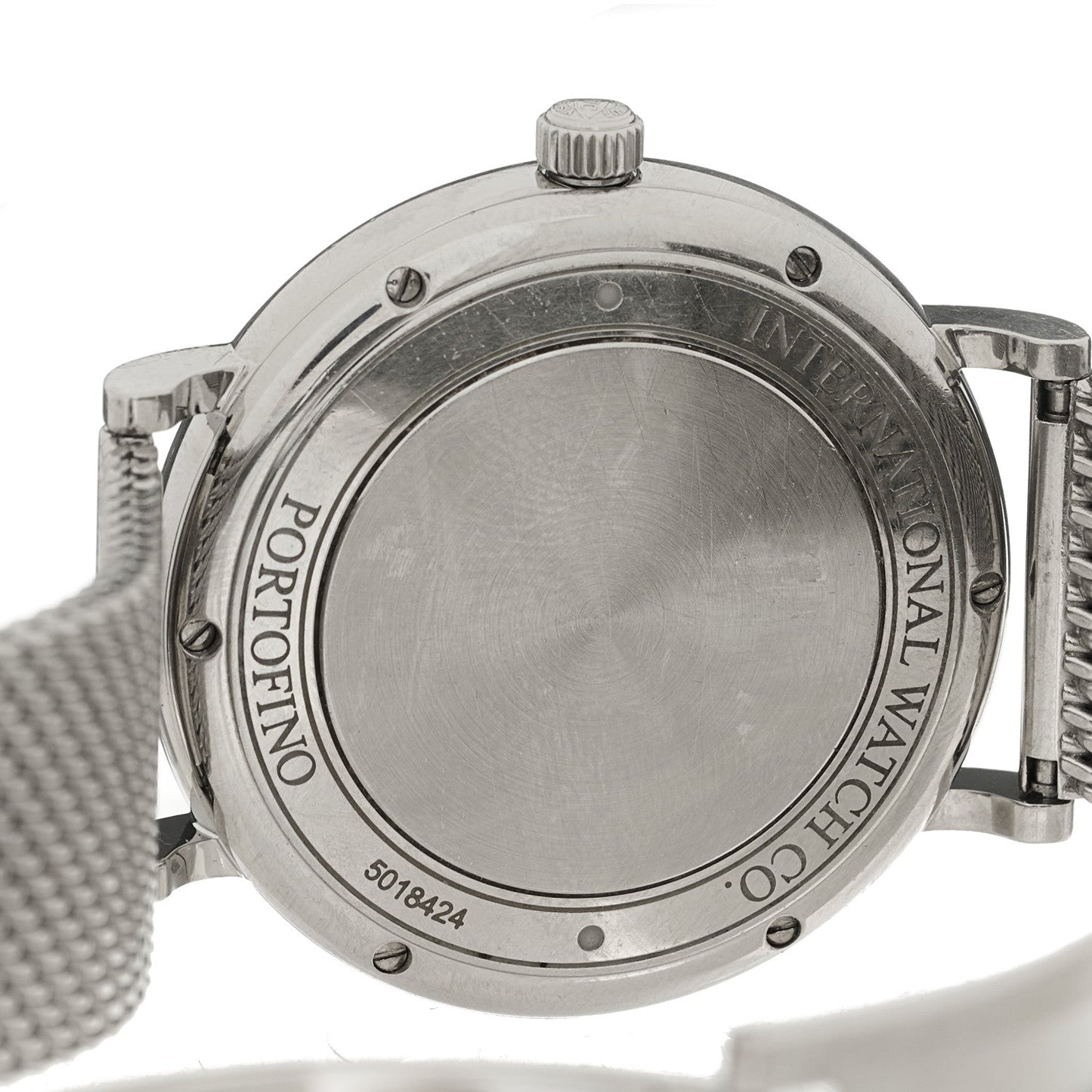 Stainless Steel 40mm Portofino Automatic Watch White IW356507