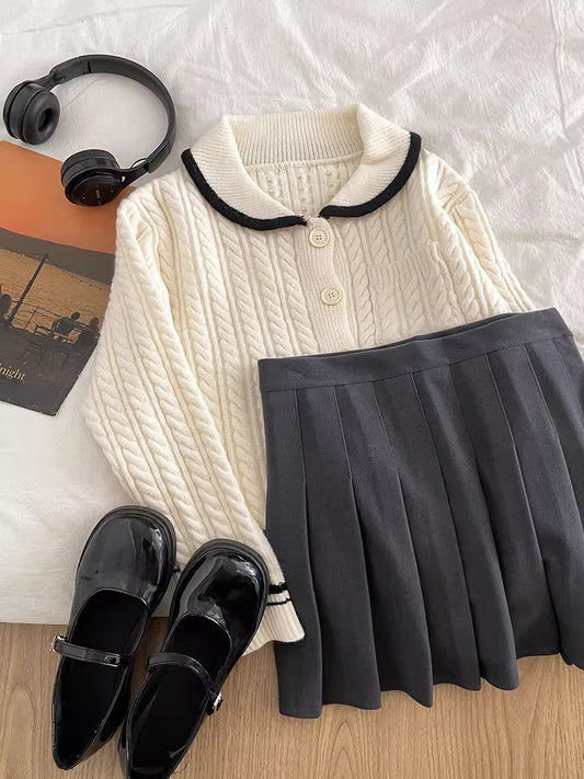 knitted cardigan sweater jacket S4757
