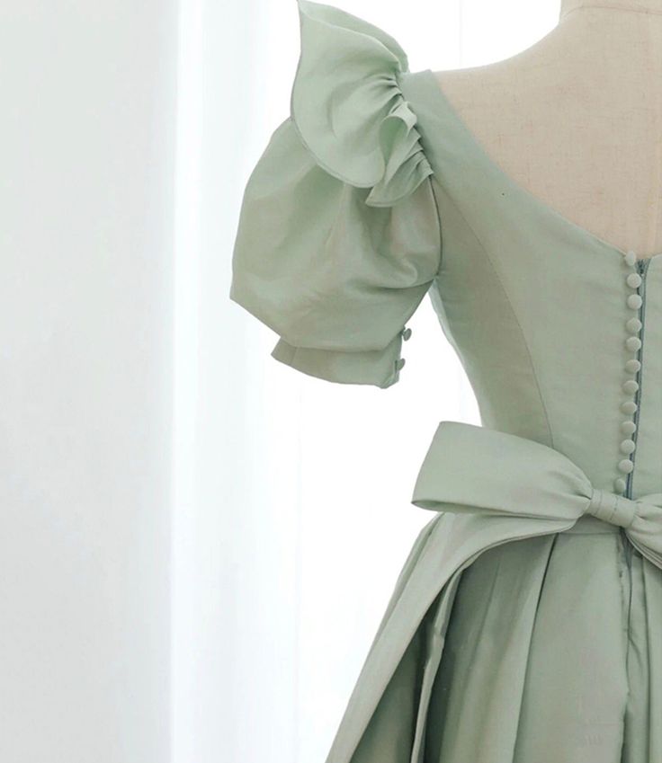 satin short A line prom dress party dress S3239