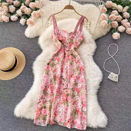 A-line Dress chic Sweet Dress S4437