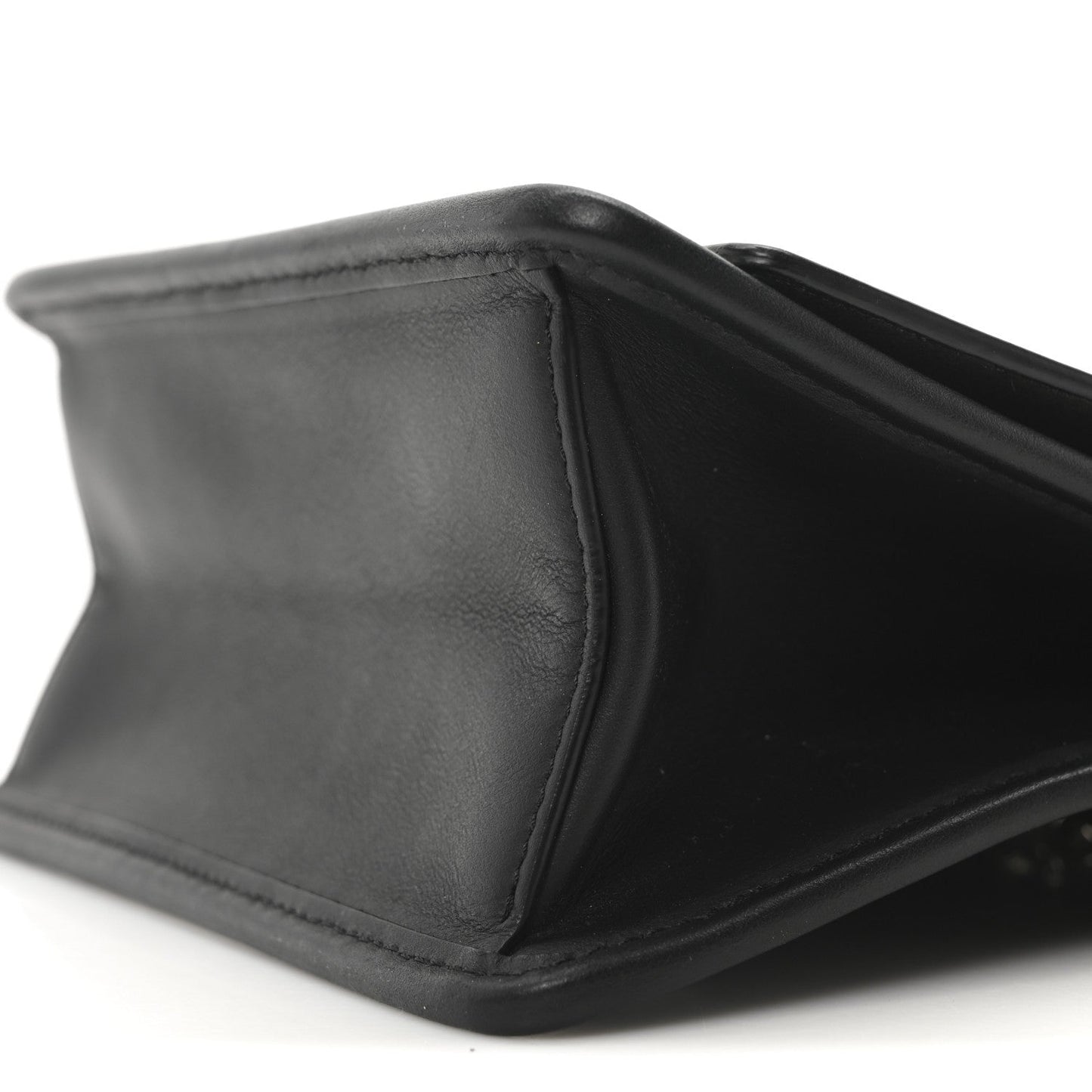 Vitello Century Velvet F is Fendi FF Small Kan I Shoulder Bag Black Tobacco