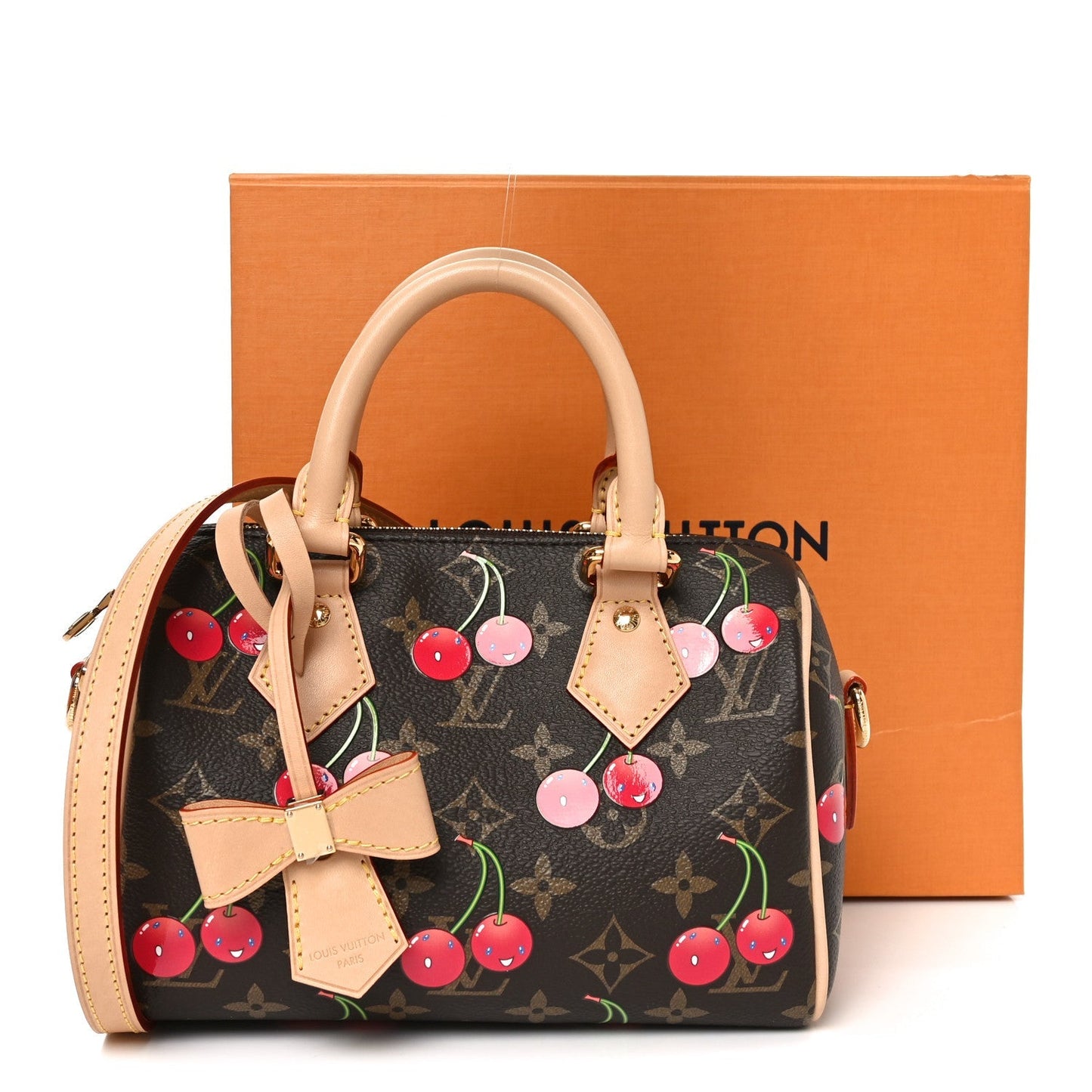 LV X TM Monogram Cerises Speedy Bandouliere 20