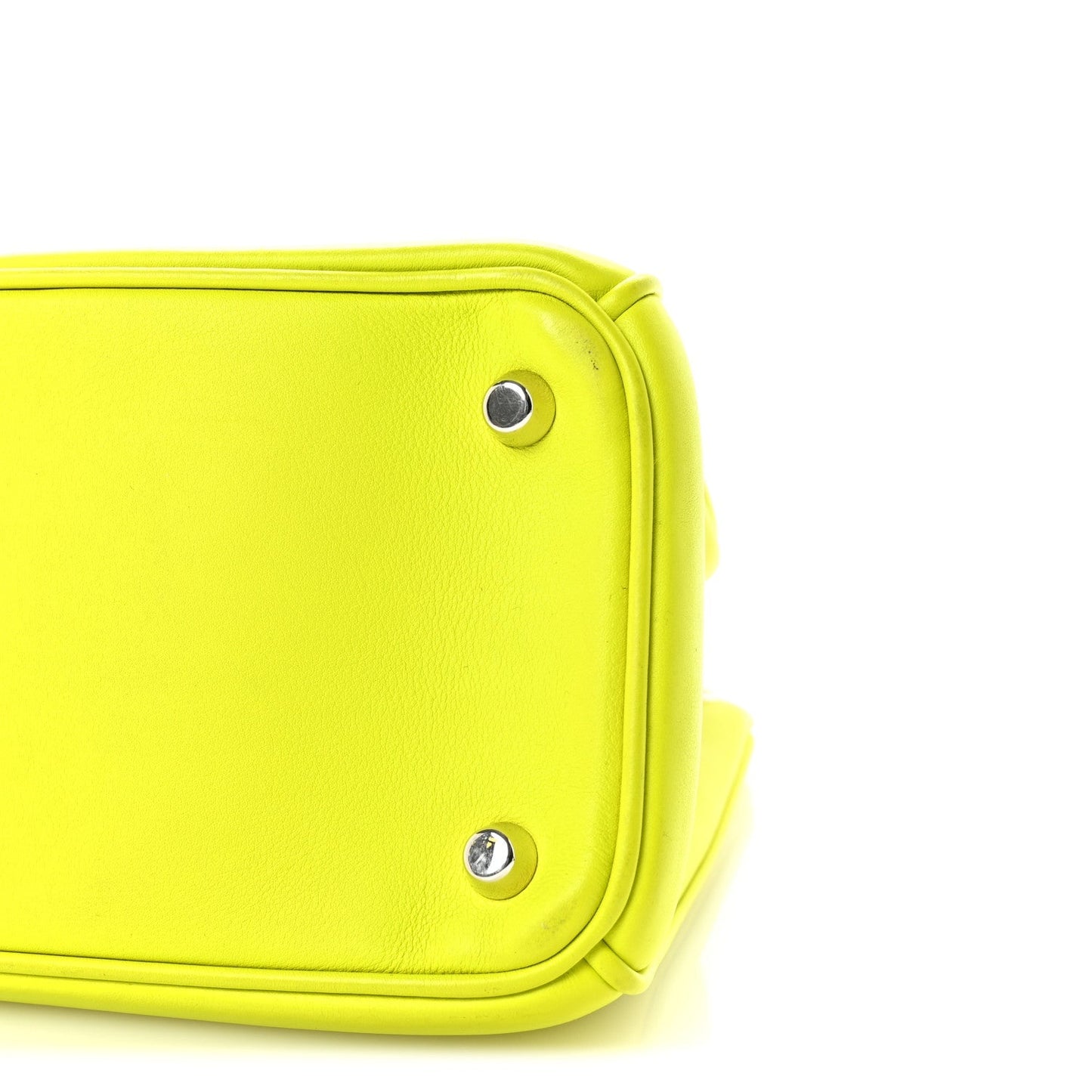Smooth Calfskin Medium Diorissimo Tote Neon Yellow Light Blue