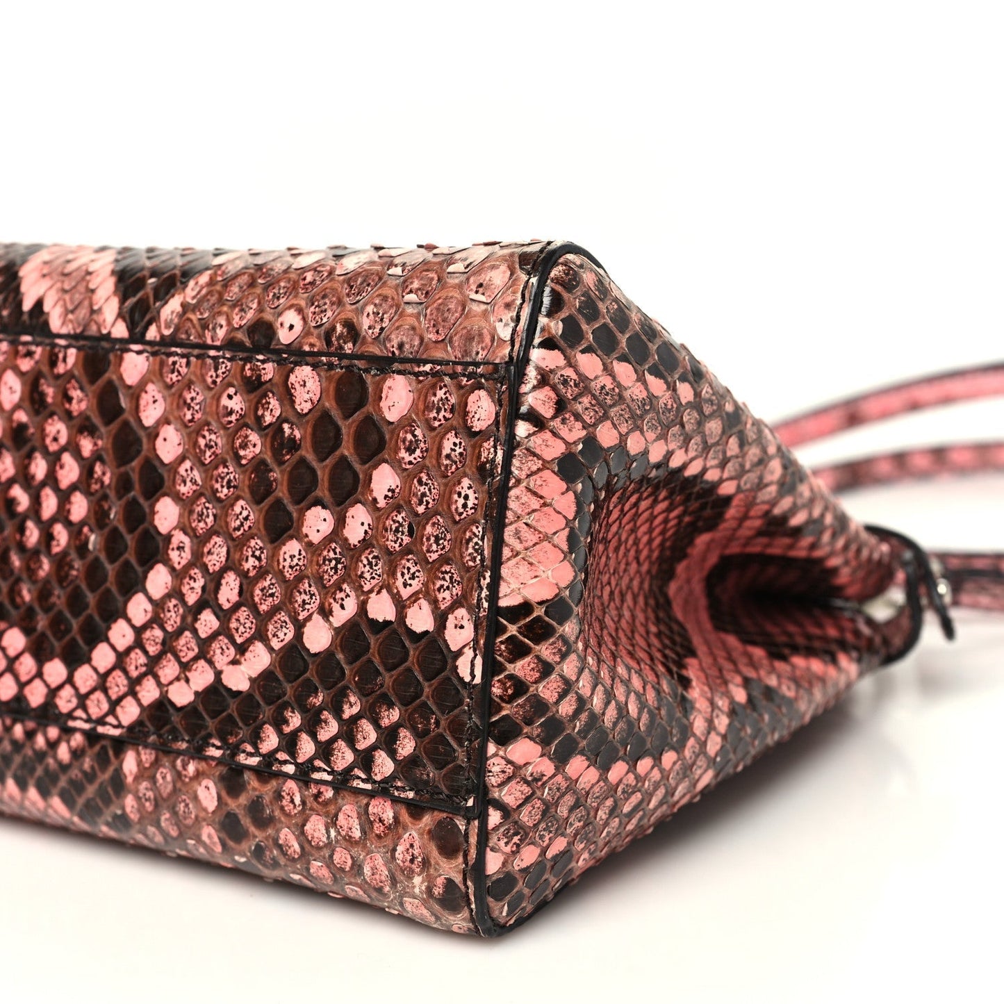 Snakeskin Shiny Nappa Mini Peekaboo Iconic Satchel Lollypop