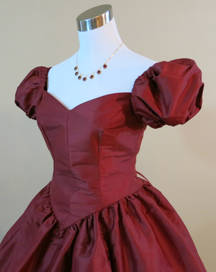 A line ball gown short sleeves Princess dress