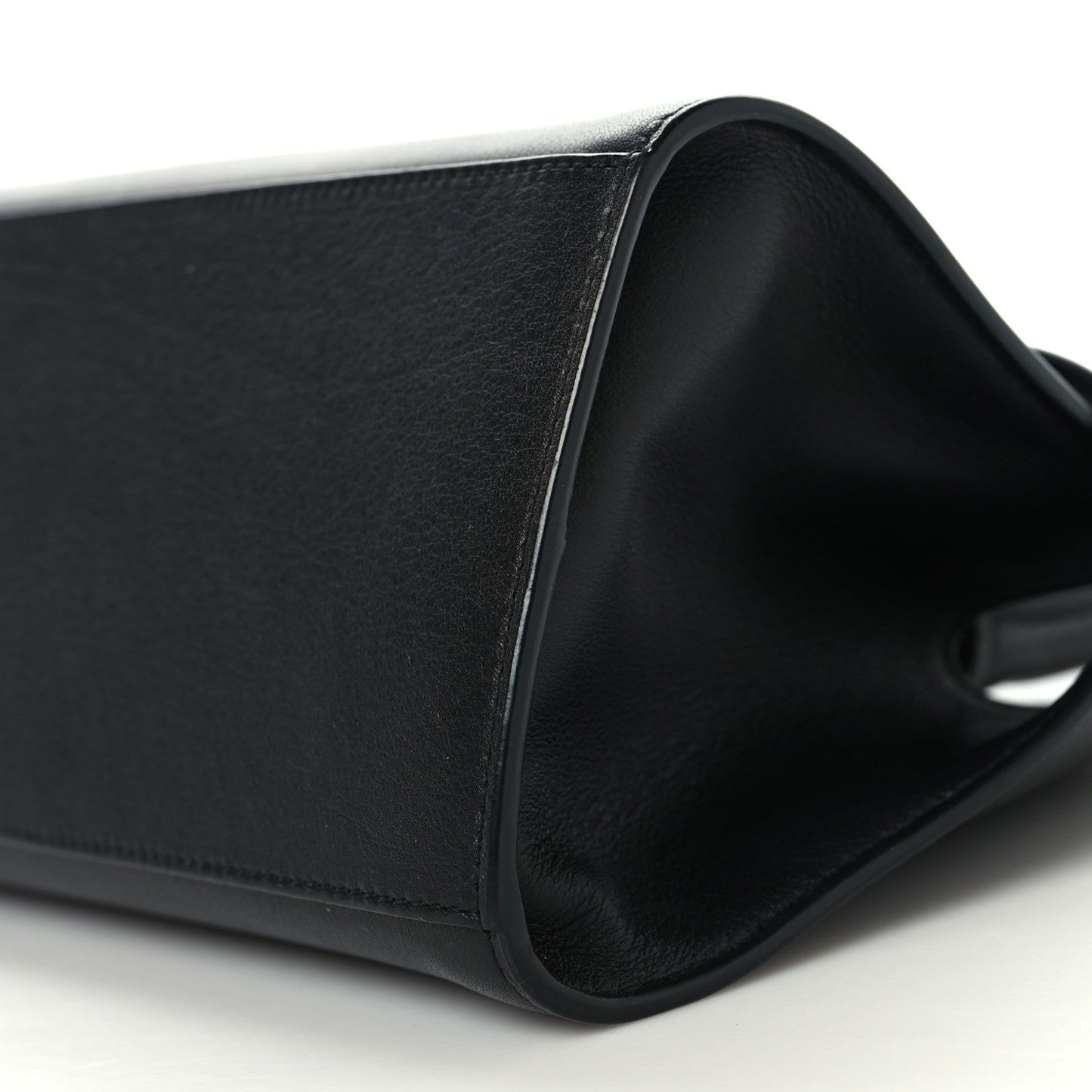 Calfskin Mini Hug Bag Black