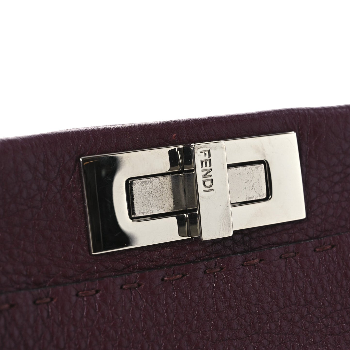 Cuoio Romano Elaphe Selleria Lace Up Bi-Color Medium Peekaboo Iconic Satchel Bordeaux Grigio Polvere Natural