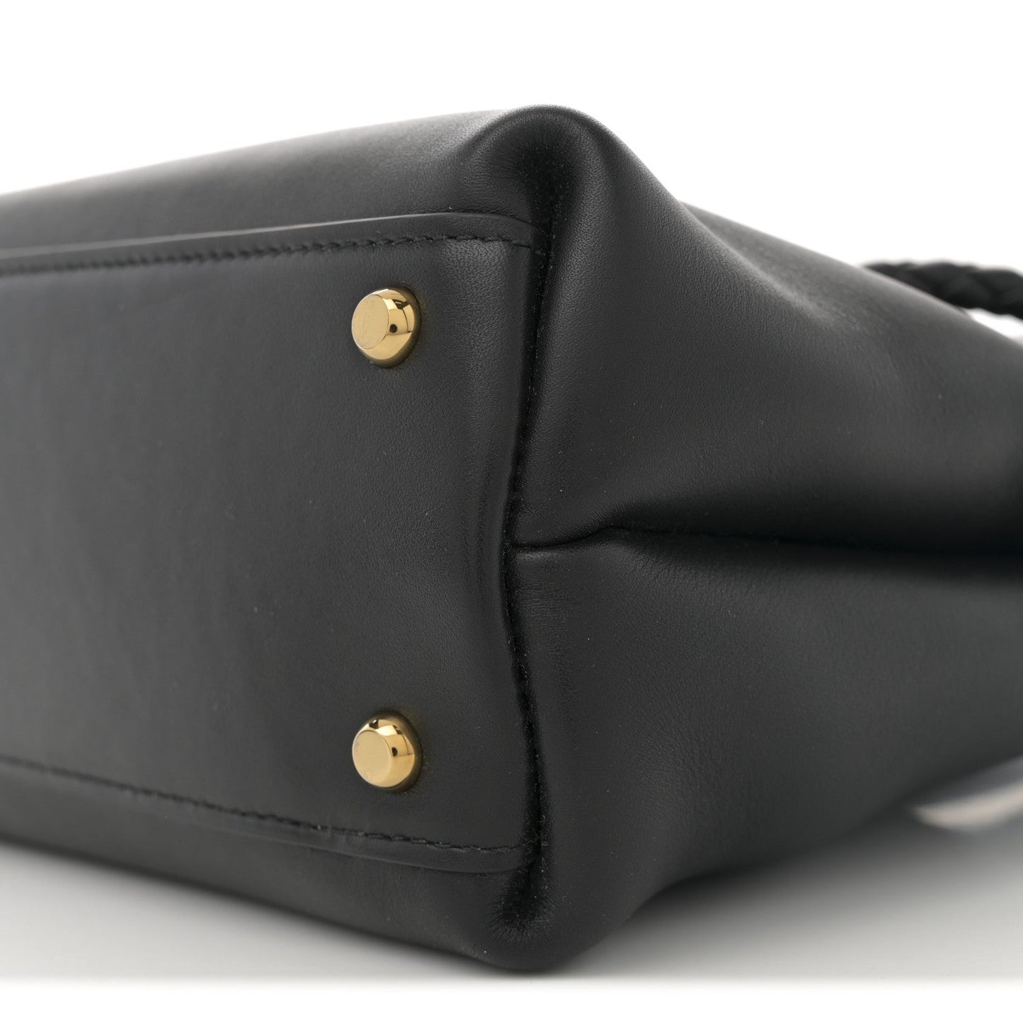 Silky Calfskin Small Ciao Ciao Black