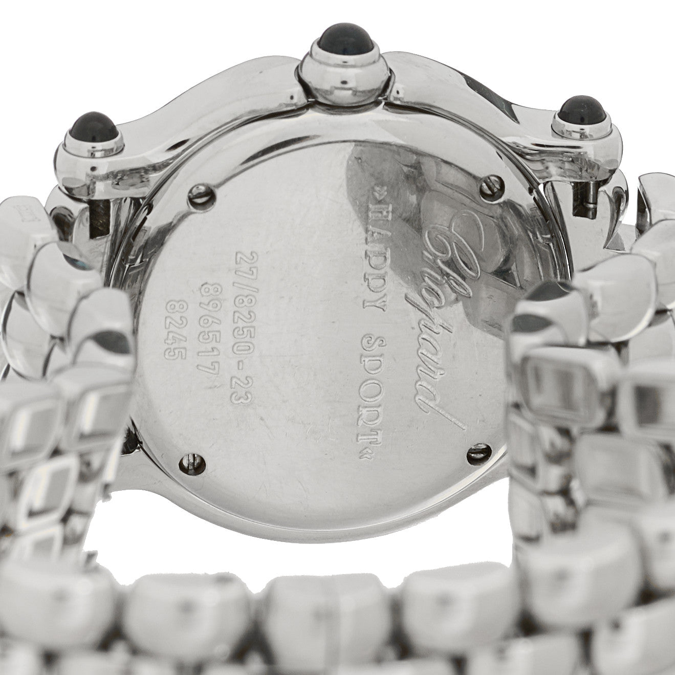 Stainless Steel Diamond Pink Mother of Pearl 26mm Happy Sport Moon Star Quartz Watch