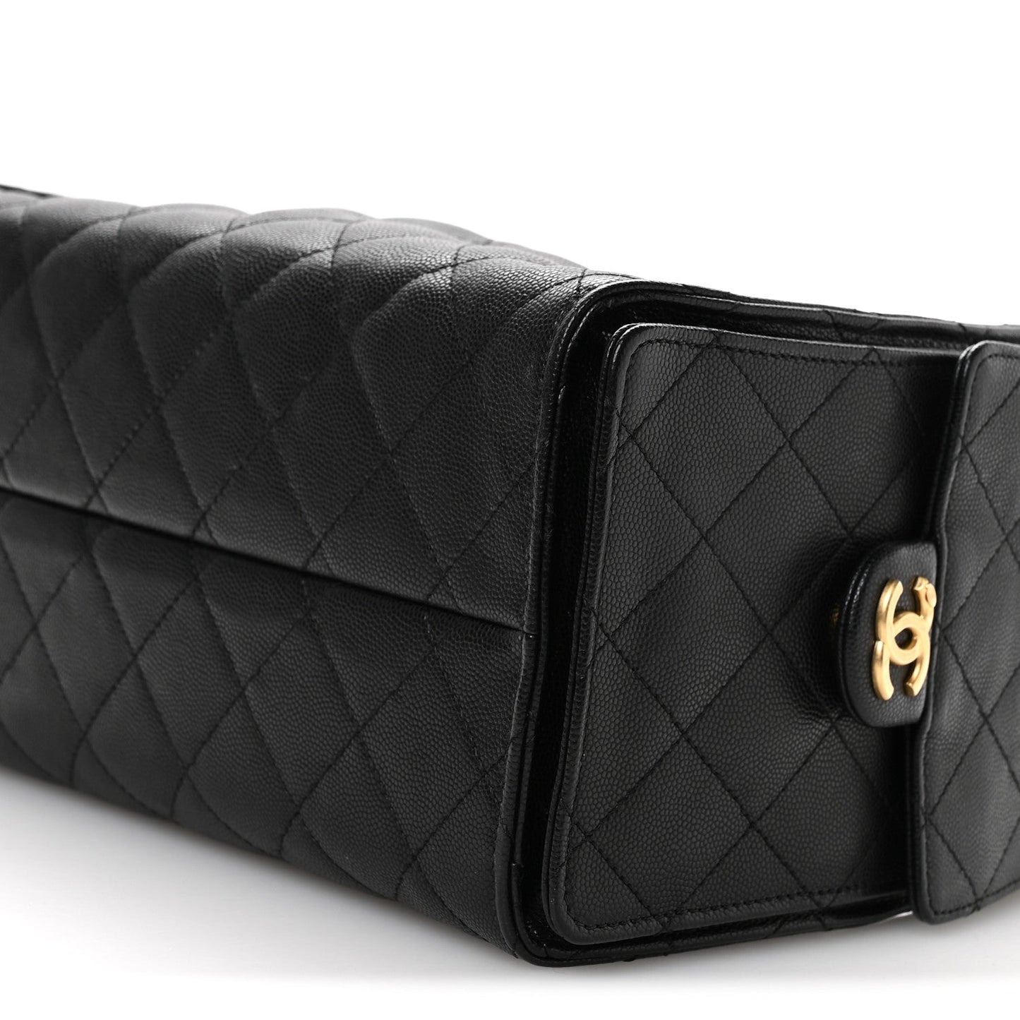 Caviar Quilted Small Chanel 25 Handbag Black