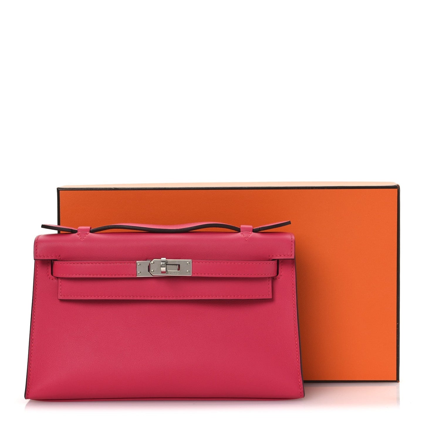 Swift Kelly Pochette Clutch Rose Extreme
