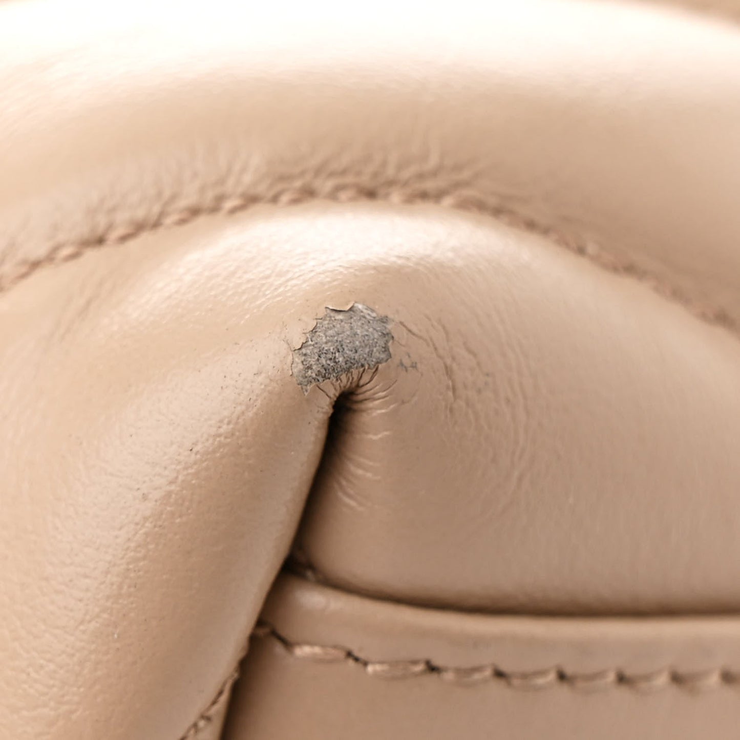Calfskin Y Quilted Monogram Medium Loulou Chain Satchel Dark Beige