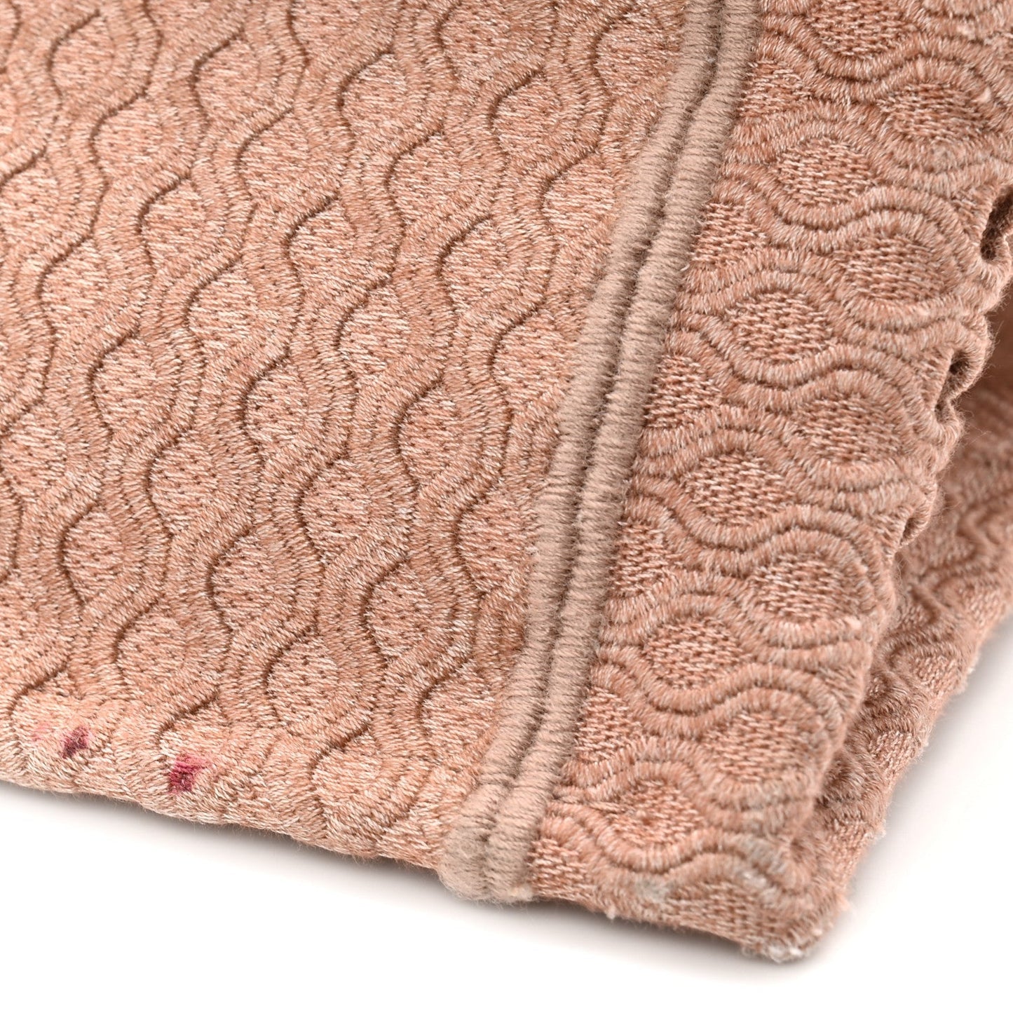 Mesh Embroidered Medium Book Tote Clay