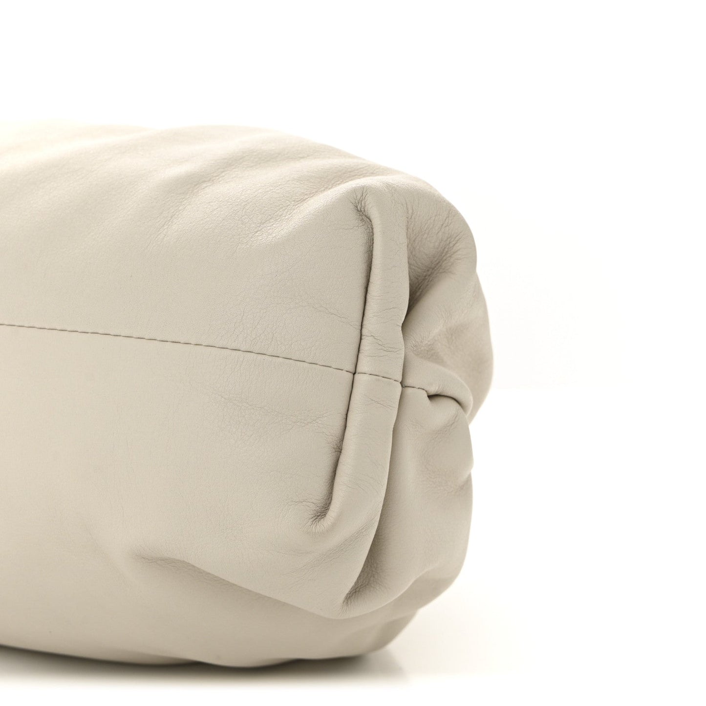 Smooth Butter Calf The Pouch Oversized Clutch Plaster