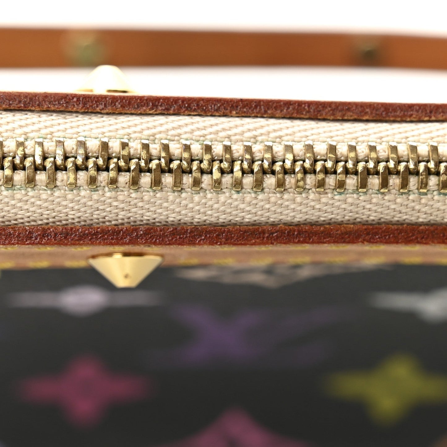 Monogram Multicolor Pochette Accessories Black