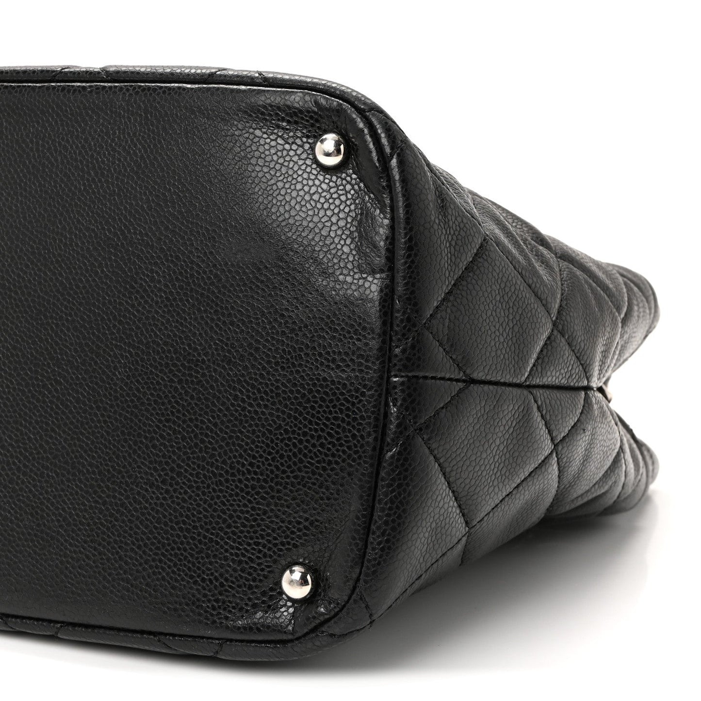 Caviar Quilted Timeless CC Soft Tote Black