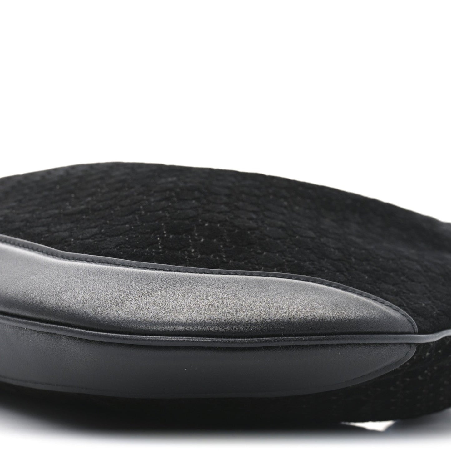 Suede Micro GG Calfskin B Medium Shoulder Bag Arabella Black