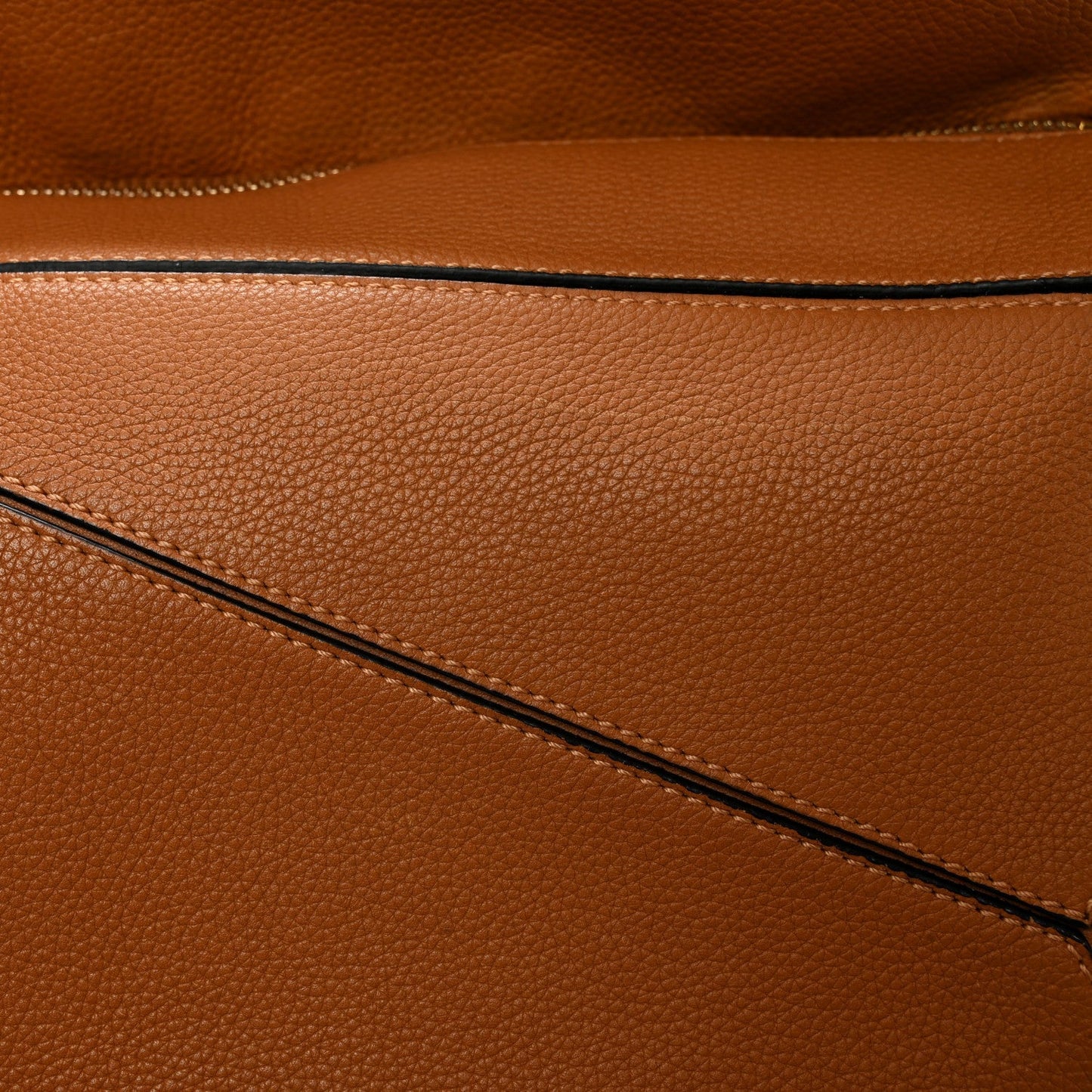 Calfskin Medium Puzzle Bag Tan