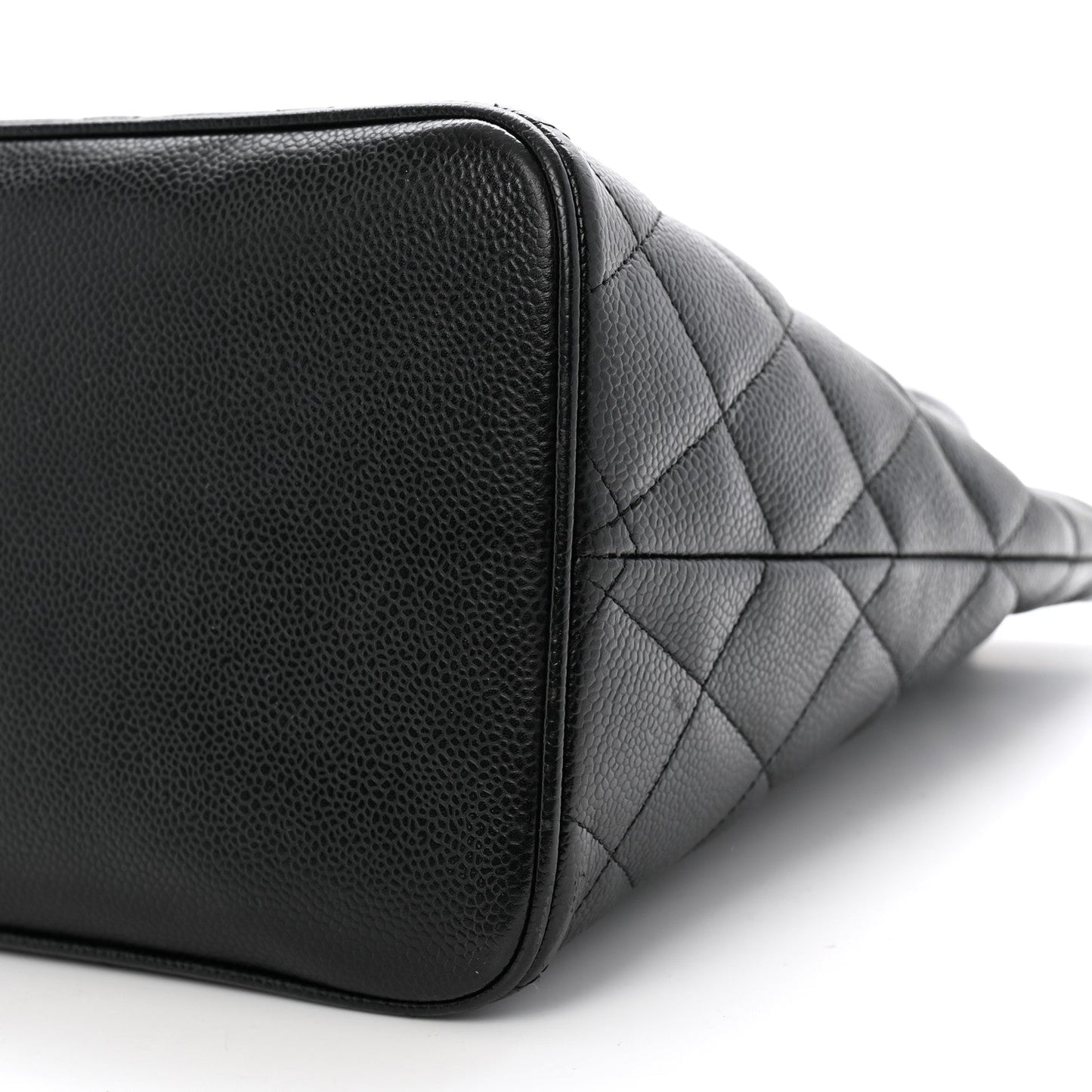 Caviar Quilted Medallion Tote Black