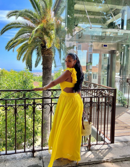 A Line Yellow Evening Dresses Formal Party Dress Prom Gown