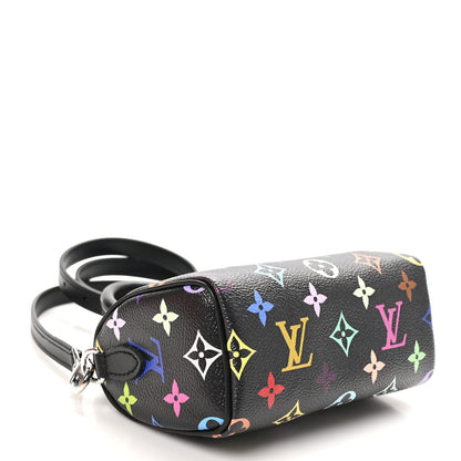 LV X TM Monogram Multicolor Nano Speedy Black