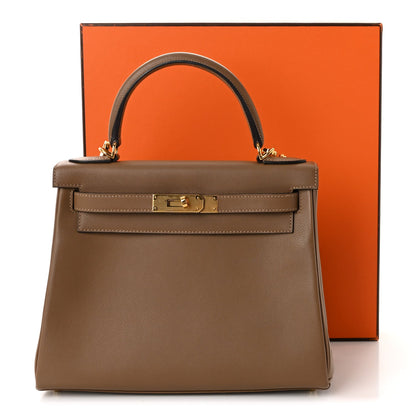 Evercolor Kelly Retourne 28  Beige De Weimar