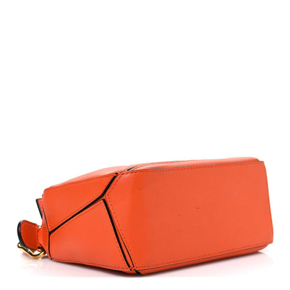 Calfskin Mini Puzzle Bag Orange