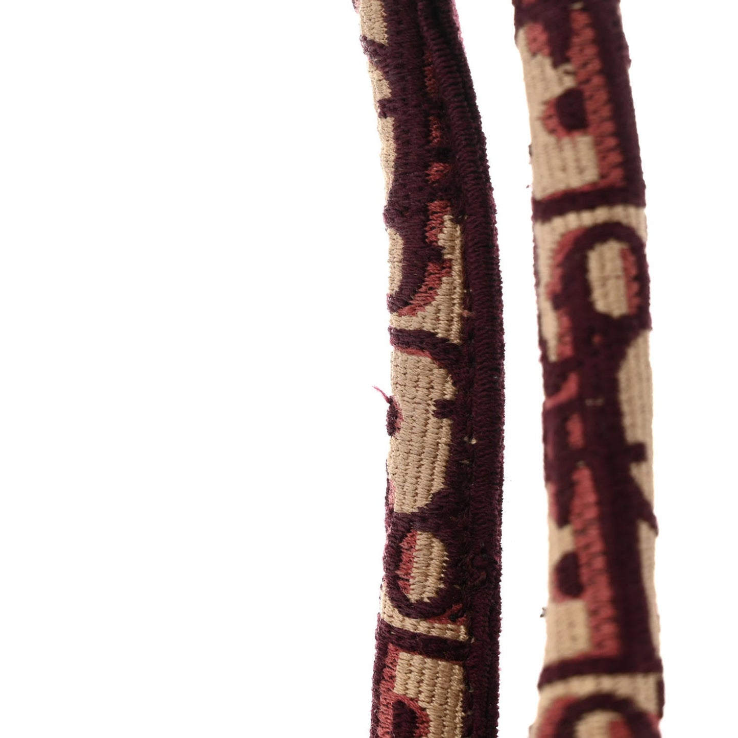 Oblique Large Book Tote Burgundy Multicolor