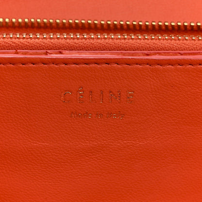 Snakeskin Classic Box Flap Orange