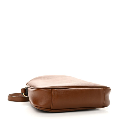 Softy Wonka Textured Dollar Calfskin Small Diana Shoulder Bag Cuir