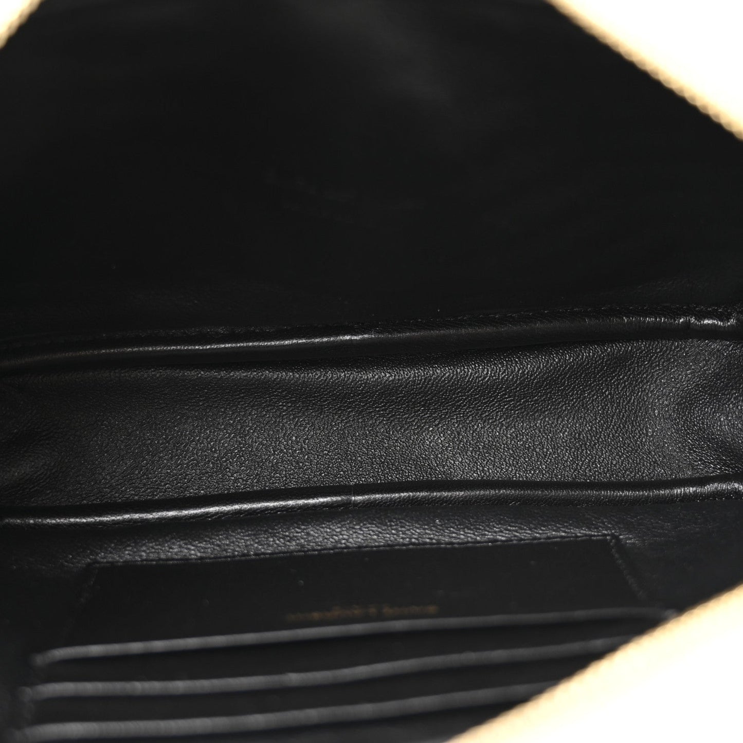 Grain De Poudre Matelasse Monogram Mini Lou Camera Bag Crema Soft
