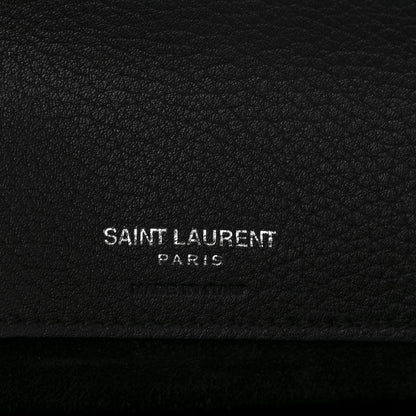 Grained Calfskin Baby Sac De Jour Souple Black