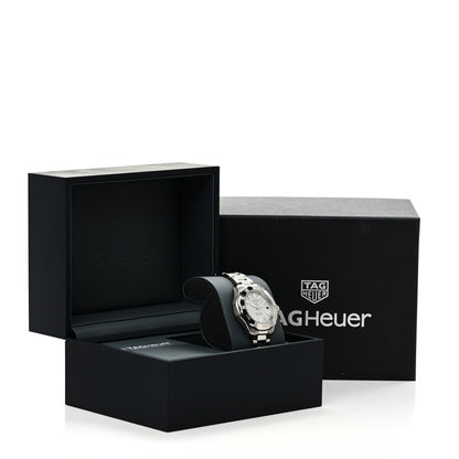 Stainless Steel Mother of Pearl 34mm Aquaracer Lady Professional 200 Solargraph Quartz Watch WBP1312