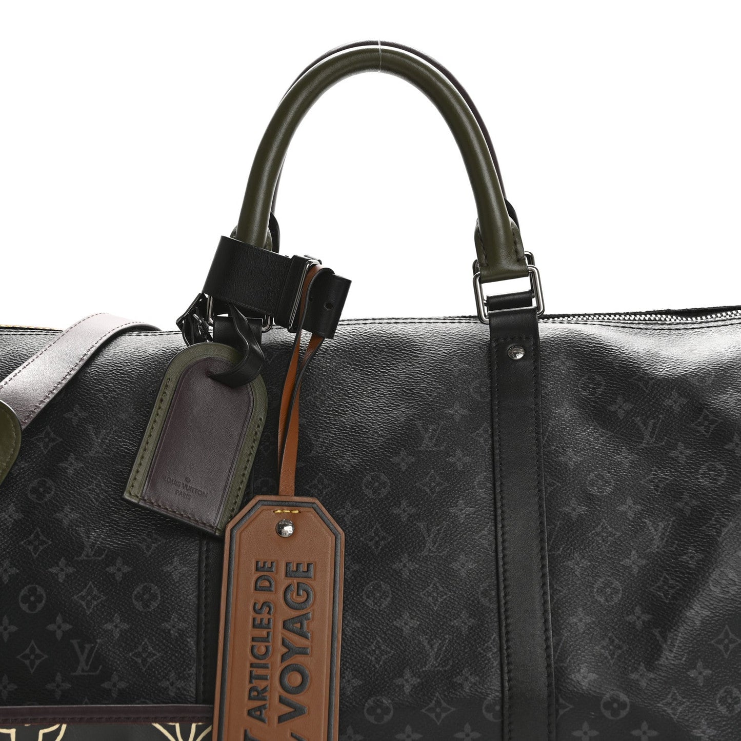 Monogram Eclipse Patchwork Keepall Bandouliere 50