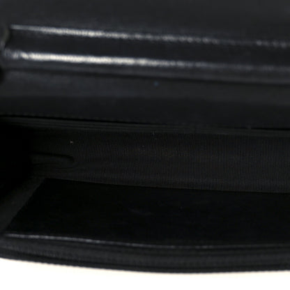 Sheepskin Chevron Reissue Wallet On Chain WOC So Black