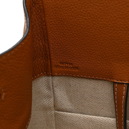 Grained Calfskin Small Hammock Shoulder Bag Tan
