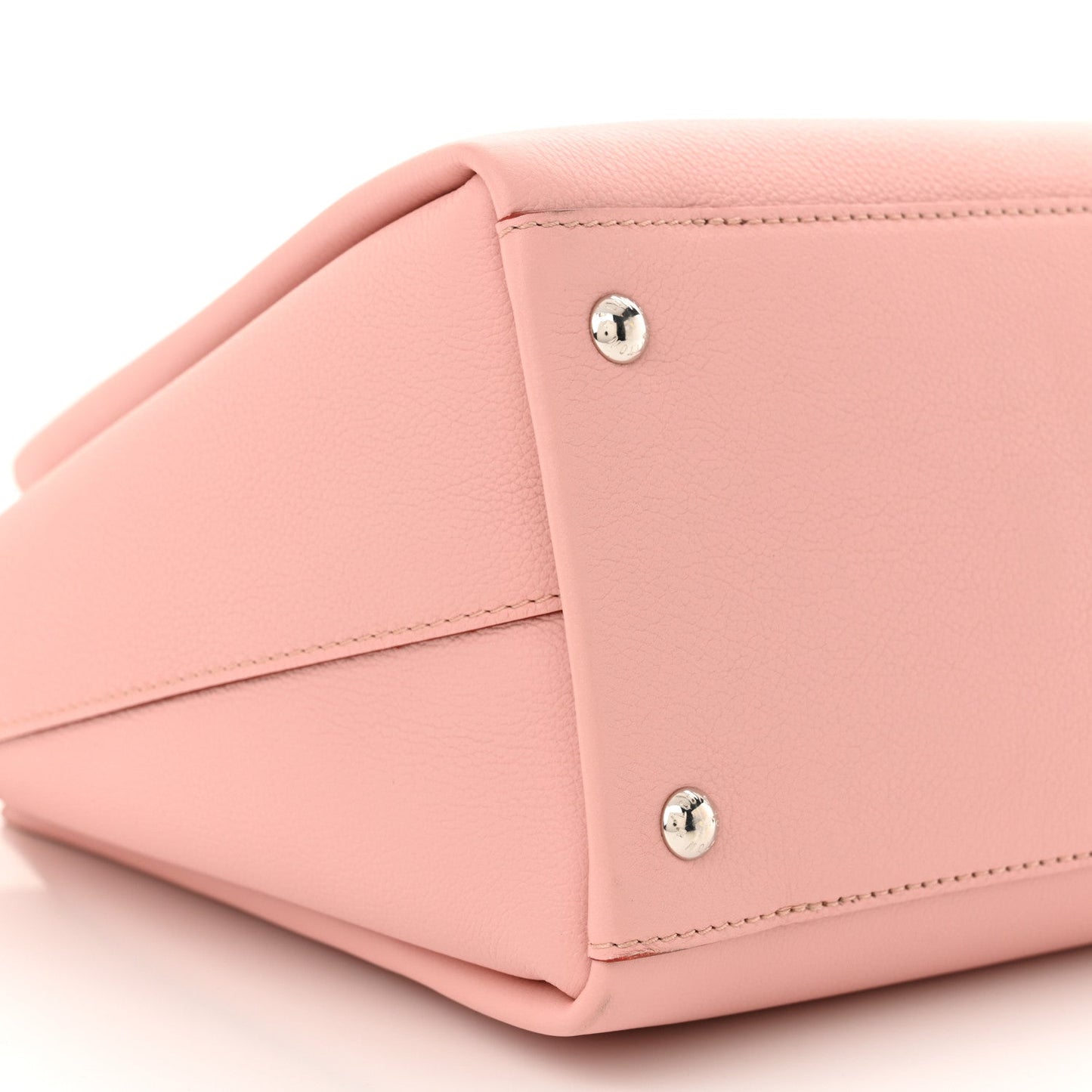 Calfskin Lockmeto Rose Poudre