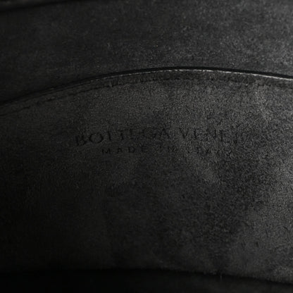Calfskin Intrecciato Small Virgule Ardoise