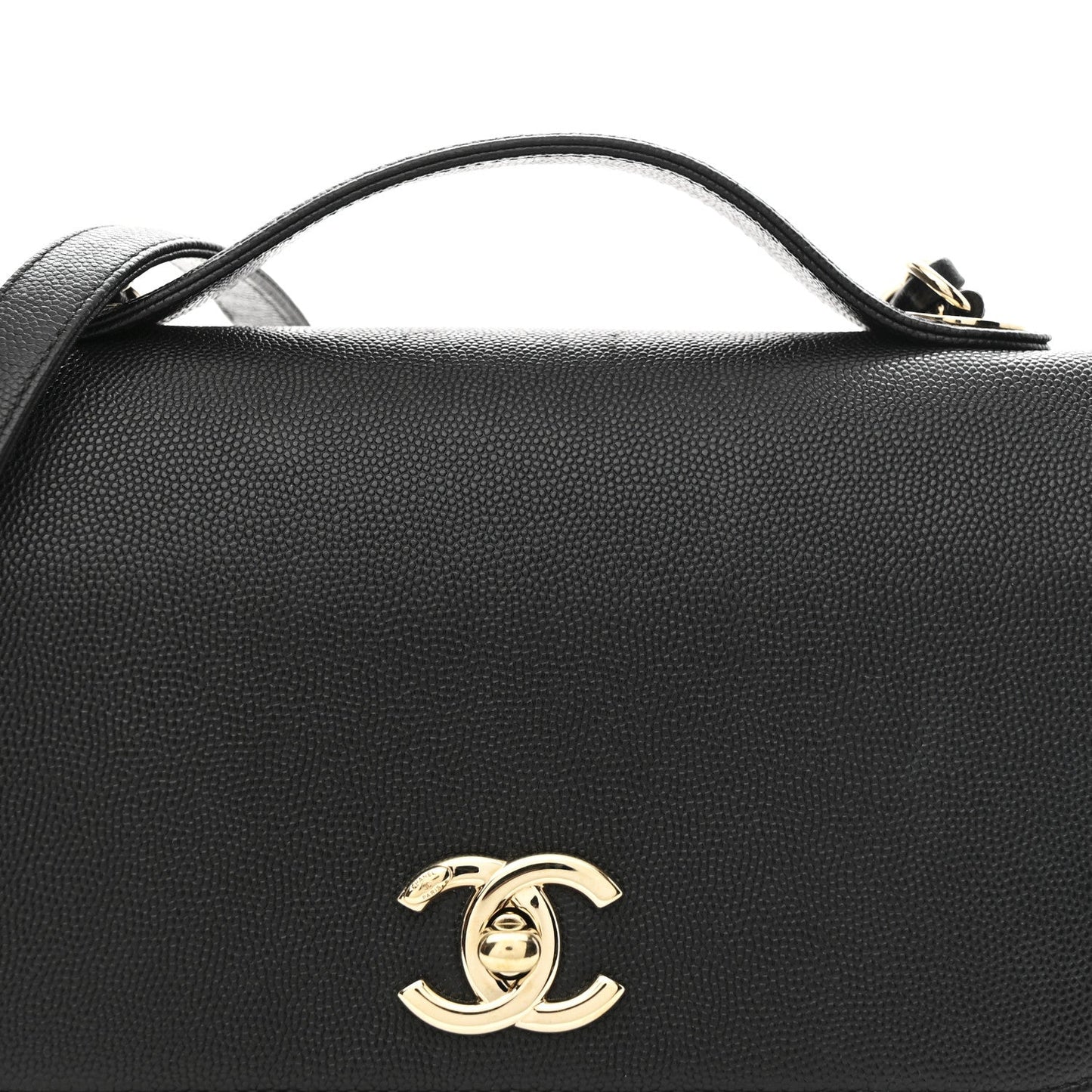 Caviar Quilted Medium Business Affinity Flap Black